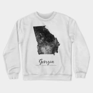 Georgia state map Crewneck Sweatshirt